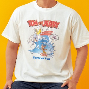 톰과 제리 티셔츠-서핑투어/오션레이싱